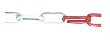 25ML CATENA ACCIAIO BIANCO/ROSSO MM.5,0 Nextradeitalia