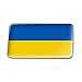 GRAPHICS & MORE Ukraine Country Flag Metal Rectangle Lapel Hat Pin Tie Tack Pinback