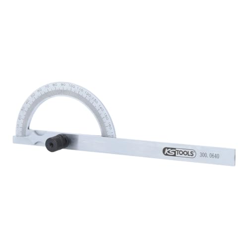 KS Tools 300.0640 Goniómetro con arco abierto, 120 mm
