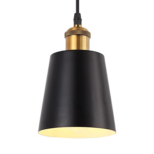 TYhogar 1 Piezas Lámparas Colgantes Vintage, 13CM Lámparas de Techo Retro de Metal Estilo Edison Industrial E27 Iluminación Luz de Techo Colgante para Comedor,Dormitorio,Café Cover