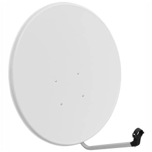 Antenne Satellite LTC Premium 90 cm Blanche – Haute Résistance, Signal Parfait, Compatible Astra Hotbird Amos Eutelsat, LNB Universel, Installation Facile,...