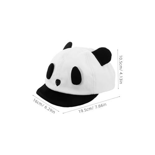 NOLITOY Panda Baseball Cap for Cute Animal Snapback Hat with Flat Brim Lightweight Cotton Design UV Protection for Boys for Sun Protection and Outdoor Fun2