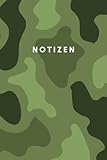  Camouflage Notizbuch: Notizheft für Bundeswehr  Camouflage Heft für Jagd und Outdoor  Tarnfleck Buch für Soldaten  Einsatz Tagebuch