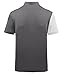 SCODI Mens Golf Shirt Moisture Wicking Performance Sport Short Sleeve Print Golf Polo Shirts for Men Gray