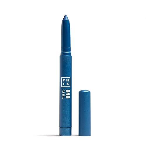 3INA MAKEUP - The 24H Eye Stick 848 - Jasnoniebieski cień do powiek w sztyfcie Wodoodporna formuła 24H - Cienie do powiek w sztyfcie z matowym lub metalicznym wykończeniem - Vegan - Cruelty Free