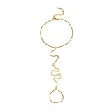 Yerdos armband schlange kette ring hand frauen finger sklave armbänder für arm gold schmuck ringe verstellbar korpion manschette doppelt hohl und mit runden strumpfhosen ketten medusa