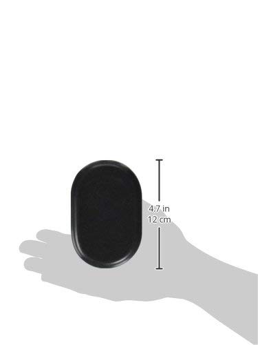 Master Massage Juego de piedras de masaje ovular grandes de basalto (XXL, 11,5 x 7,5 x 2,7 cm, 4 unidades, 100% piedra natural)