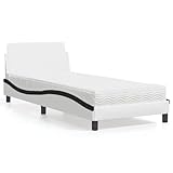 Photo Gallery teenpull dover - letto imbottito con materasso, 90 x 200 cm, struttura in similpelle bianca e nera, set di mobili per camera da letto, con poggiatesta regolabile per un sonno rilassato e comfort Photo Gallery teenpull dover - letto imbottito con materasso, 90 x 200 cm, struttura in similpelle bianca e nera, set di mobili per camera da letto, con poggiatesta regolabile per un sonno rilassato e comfort