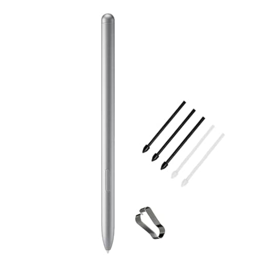Caneta Galaxy Book 4 Pro 360 para Samsung Book Pro 4 360 S para Samsung Galaxy Book 4 360 Caneta Stylus com pontas de substituição (prata)