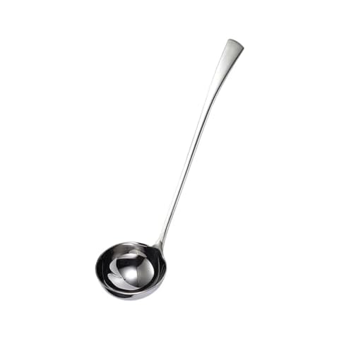Wenkoni Soup Gravy Ladle Heavy Duty Ladle 18/10 Stainless Steel 11-Inch Kitchen Cooking Ladle Gravy Ladle Serving Ladle (1Pack). Cover