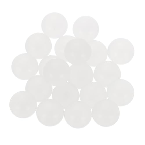 uxcell 20pcs PP Plastic Bearing Balls 12mm Solid Plastic Balls, Precision Bearing Ball, White
