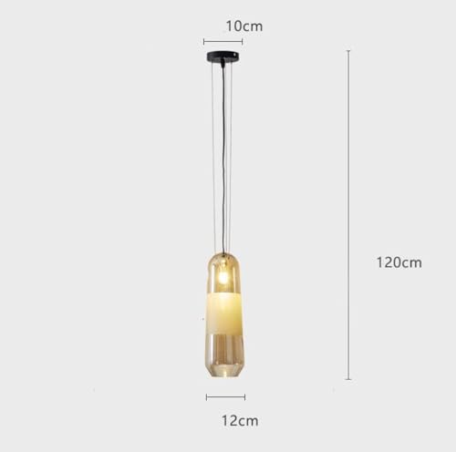Plafonnier minimaliste design créatif en verre G9 - 6
