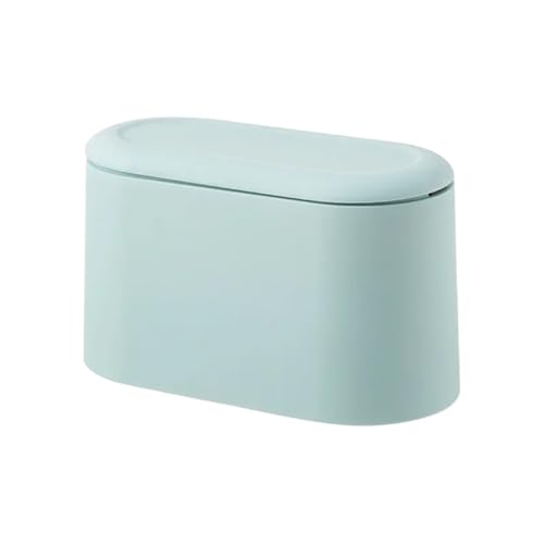 Mini cubo de basura con tapa emergente que elimina el desorden de pañuelos en la mesa