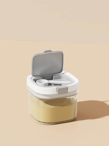 Formula Container to go-800ml Travel Dispenser BPA Free Airtight Container with Spoon and Layered Storage
