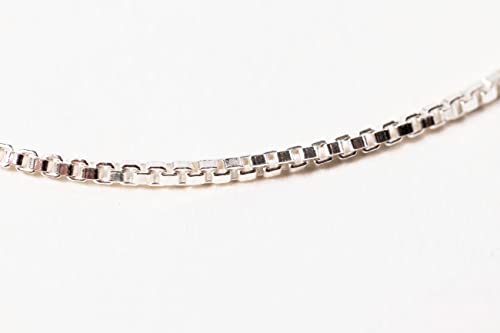 CRAFT WIRE 20 Inches 925 Sterling Silver 1.2mm Box Chain Necklace Made in ITALY