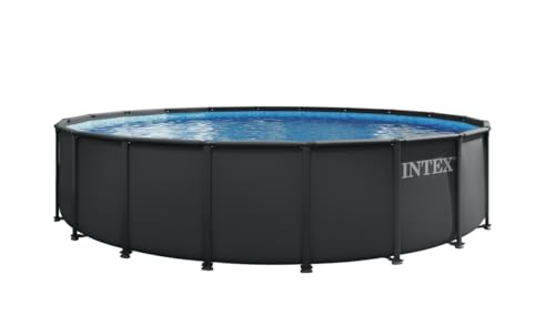 Image of Intex 26334BS 6.1m x 1.22m Ultra Xtr Frame Pool Set (Includes Filter Pump, Safety Ladder, Ground Cloth, Pool Cover)