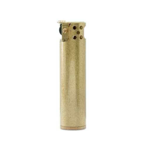 THORENS Vintage Brass Windproof Kerosene Trench Lighter, One-Press Ignition
