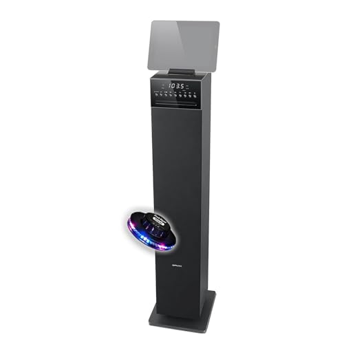 Enceinte Colonne HiFi - Muse M-1350BTC - 180W - USB Bluetooth CD Radio FM Entrées AUX RCA/Jack - Réveil - Télécommande