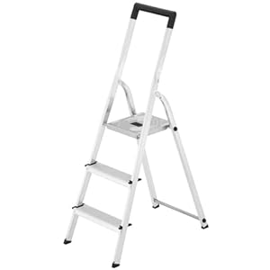 Hailo L40 Aluminium 3-Stufen Haushaltsleiter