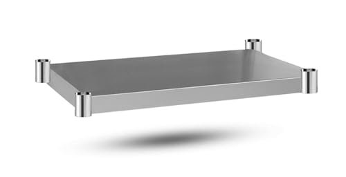 DuraSteel Galvanized Under Shelf for Work Tables - Extra Adjustable Lower Shelf for 24" x 12" Stainless Steel and Wooden Worktables - Fits for use in Restaurant, Warehouse, Home, Kitchen, Garage