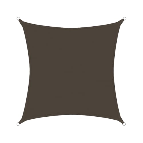 Sonnensegel wasserdicht Polyester 3x3m quadratisch Sonnenschutz - anthrazit