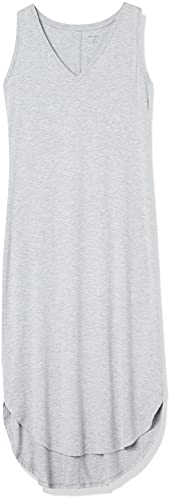 Image of Amazon Essentials Women's Jersey Regular-Fit Sleeveless V-Neck Midi Dress (Previously Daily Ritual)