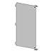 Saginaw Enclosures, SCE-DF6048, Accessory-Panel, Dead Front, Overlaping Two Door, 56Hx 22.13Wx 0.83D