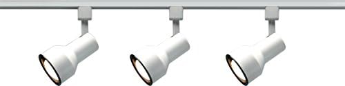 Nuvo Lighting TK320 3-Light Step-Cylinder Track-Lighting Kit, White