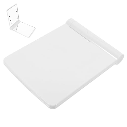 Healeved Travel Led Makeup Mirror Compact Folding Touch Control Natural Light Reflecting Mirror for Women