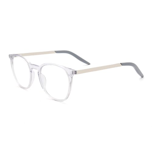 Lunettes rondes grises pour corriger le style et fatigue visuelle