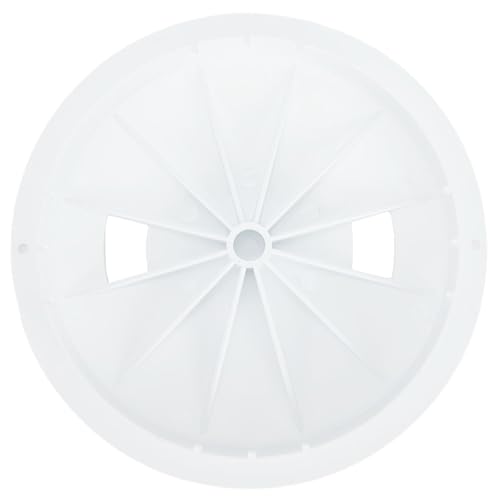 NiuLumea Tapa de skimmer de piscina para Pentair U-3, para SwimQuip, para Sta-Rite 08650-0058, AquaStar RT101, SP1070C SPX1070C, 9-7/8 pulgadas para cubierta de repuesto, color blanco