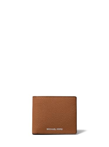 Michael Kors Men's Hudson Billfold Wallet, Luggage Pebbled Leather