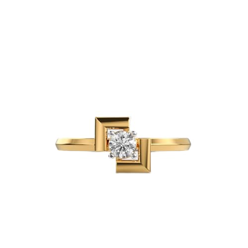 Bague solitaire en argent 925 et moissanite le cadeau de luxe idéal pour femme LKJR_0069