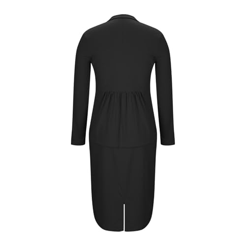 Women's Business Suit 2 Piece Long Sleeve Skirt Suit Set 2025 Lady Blazer Office Work Solid Slim Fit Jacket Outfits2