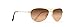 Maui Jim Men's and Women's Baby Beach Polarized Aviator Sunglasses, Gold/HCL® Bronze, Small
