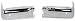 Rear Step Bumper for Ford F-150 2009-2014 Chrome with Rear Object Sensors Hole Styleside
