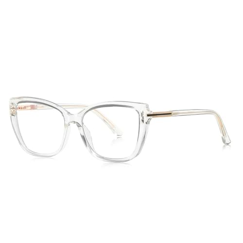 Lunettes anti-lumière bleue pour femmes avec verres miroir plats
