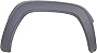 Evan Fischer Fender Flares Compatible with 2002-2004 Jeep Liberty Textured, Sport Model Front, Passenger Side Partslink CH1269103