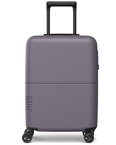 July Carry On Expandable Light - 18.31 Airline Approved Carry On Luggage with Wheels Travel Suitcase for Men & Women - Premium Rolling Suitcase TSA Lock Polycarbonate Shell - Shadow