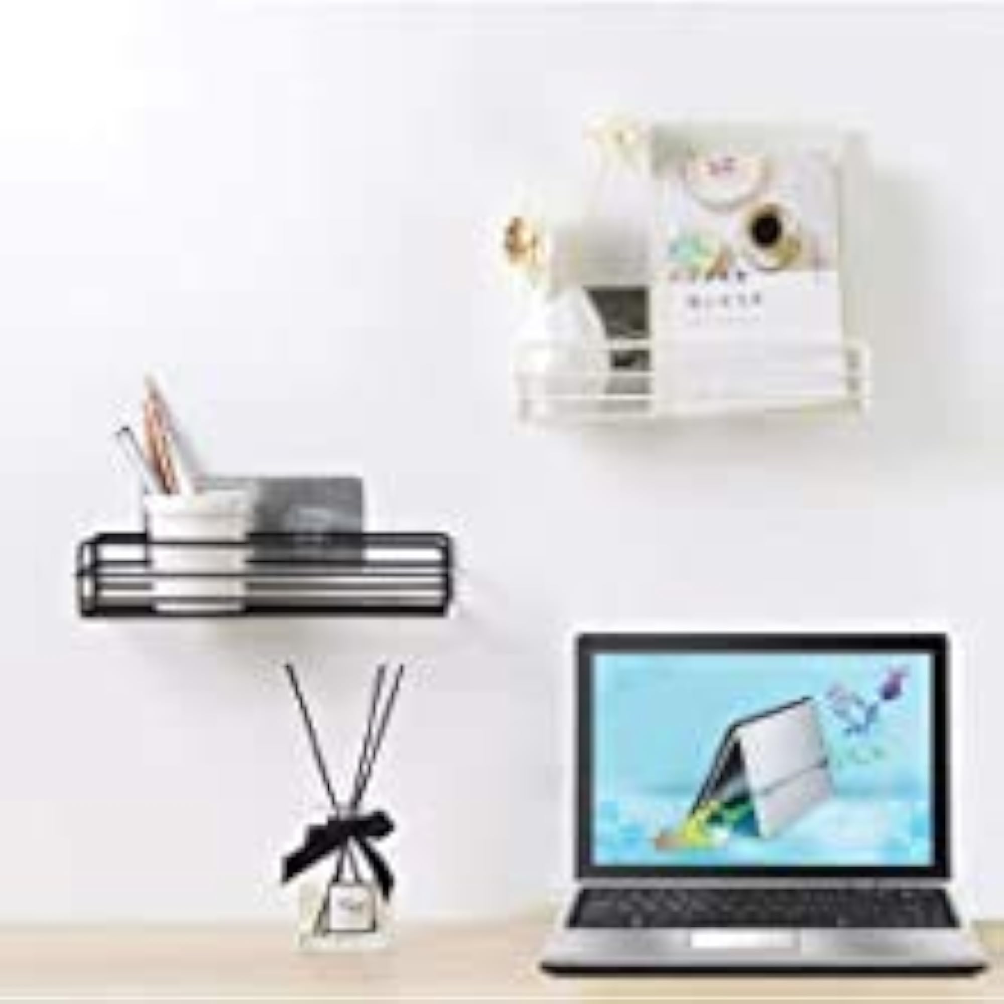 Dizgoy Stainless Steel Bathroom Rack, Wall Hanging Storage