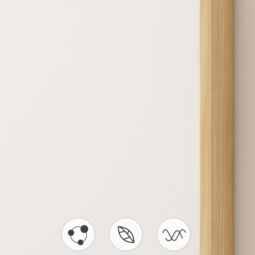 Table flottante murale robuste au design épuré en bois véritable