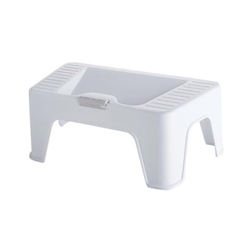 Tabouret repose-pieds blanc plastique enfants et adultes bureau