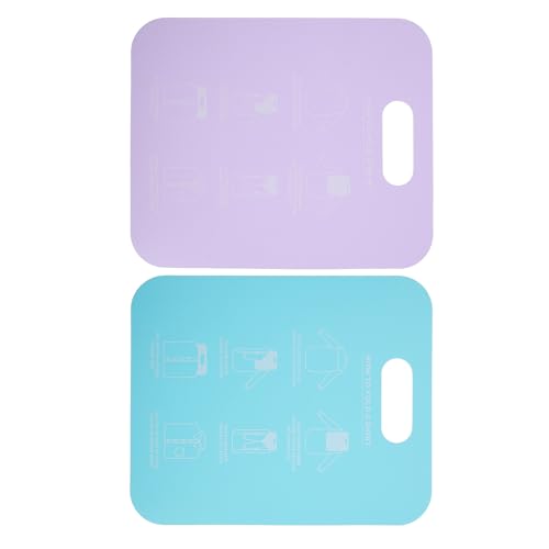 KOMBIUDA 2 Pièces Planche à Plier Vêtements Portable Organisateur de Garde-Robe Rapide pour Chemises Pulls et Serviettes Aide pour Pliage Facile à Domicile