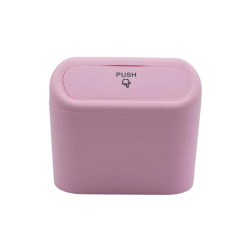 Cubo de basura para coche pequeño con tapa organizador colgante para puerta 1 unidad