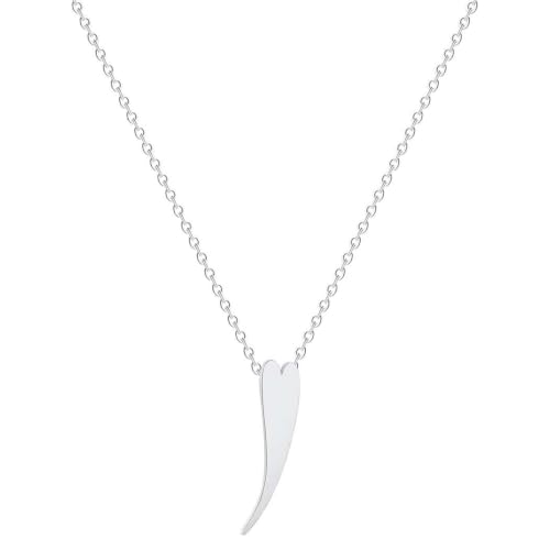 Collier cœur en or chic et bohème pour sublimer un décolleté de mariage élégant