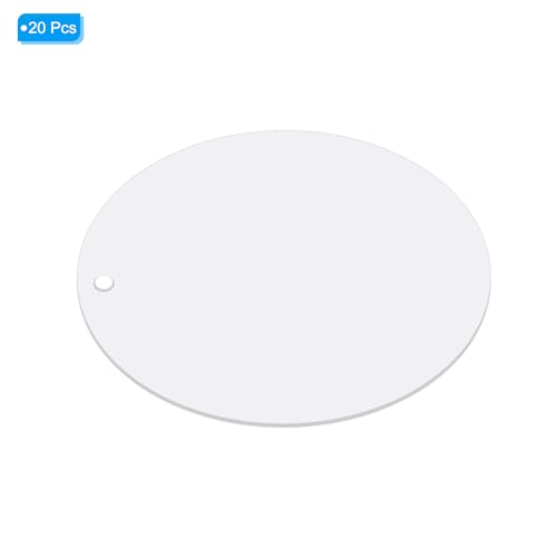Disque clair acrylique de 4 pouces pour fabriquer des cadeaux faits main