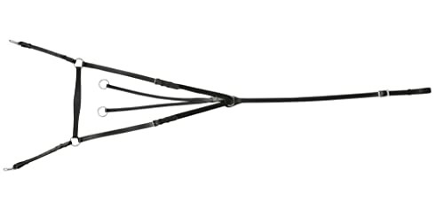 RIDING WORLD Collier de Chasse avec Martingale - Couleurs - Noir