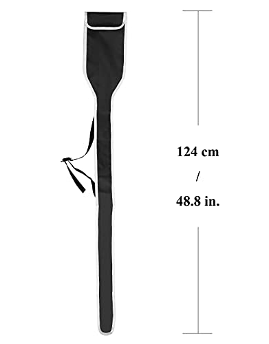 Leonark Fencing Sword Sling Shoulder Bag For Foil Epee And Saber - Sword Sleeve Cover Case Pipe Tube For Fencing Weapons Lame- Professional Fencing Accessories - 1 Pack (Sword Bag-Black) #TOP1