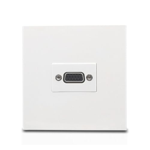 Prise VGA femelle connecteur 15 broches plaque murale PC écran