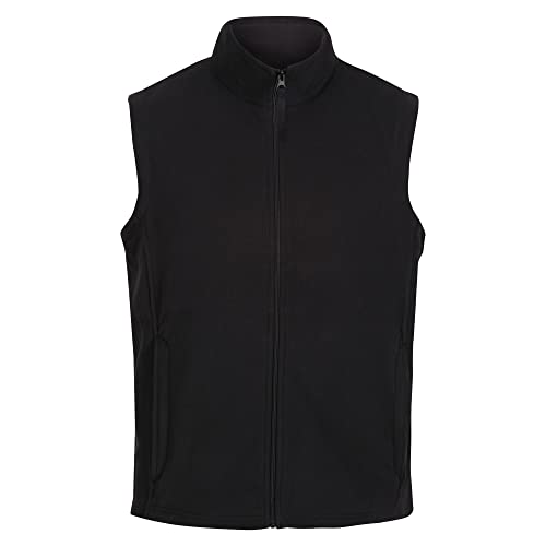 Regatta Mens Micro Fleece Bodywarmer / Gilet Vest (XL) (Black)